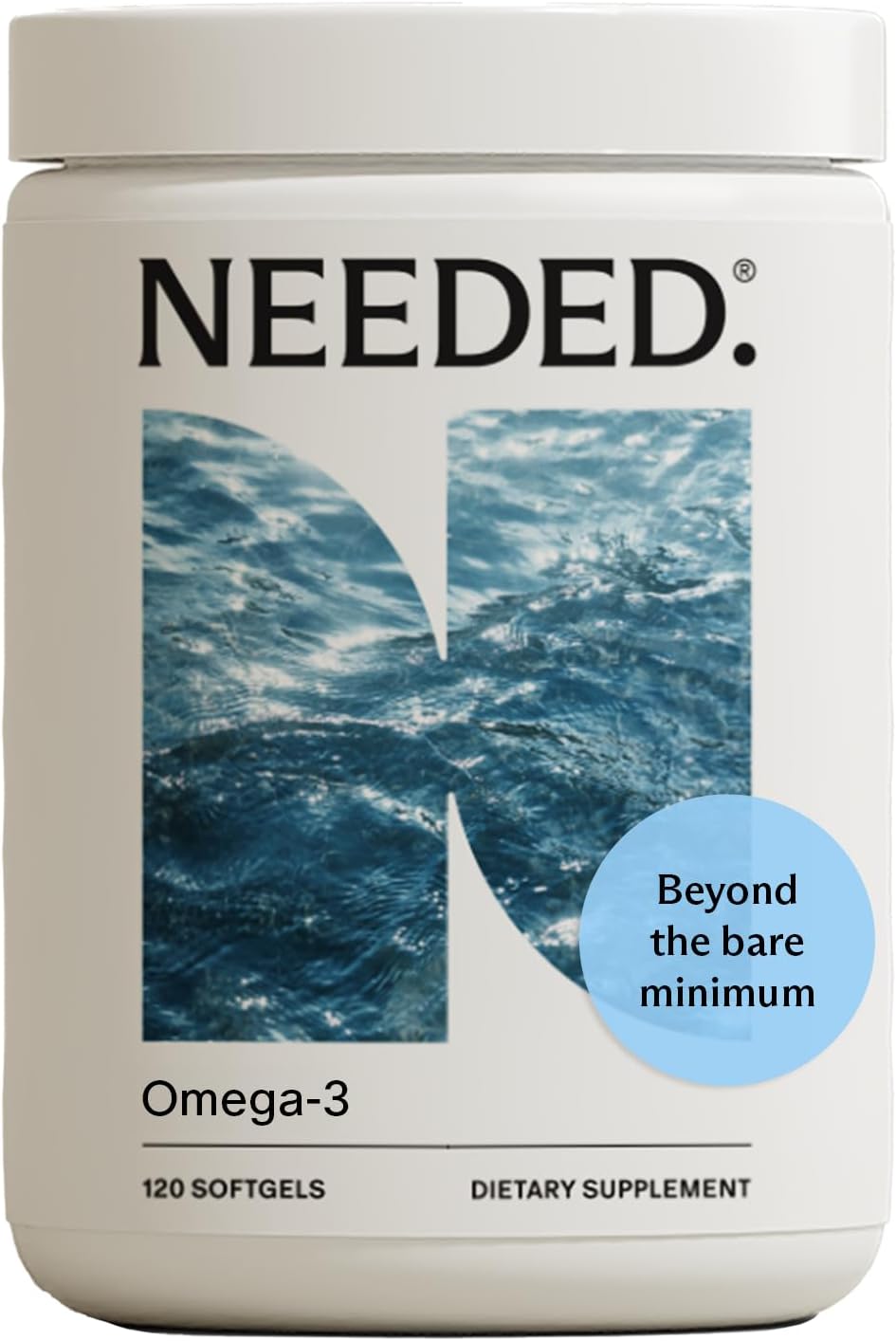 Needed Prenatal Omega-3: High Potency Fish Oil Softgels
