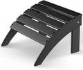 GreenVines Adirondack-Ottoman HDPE Outdoor Footrest - Folding Comfort