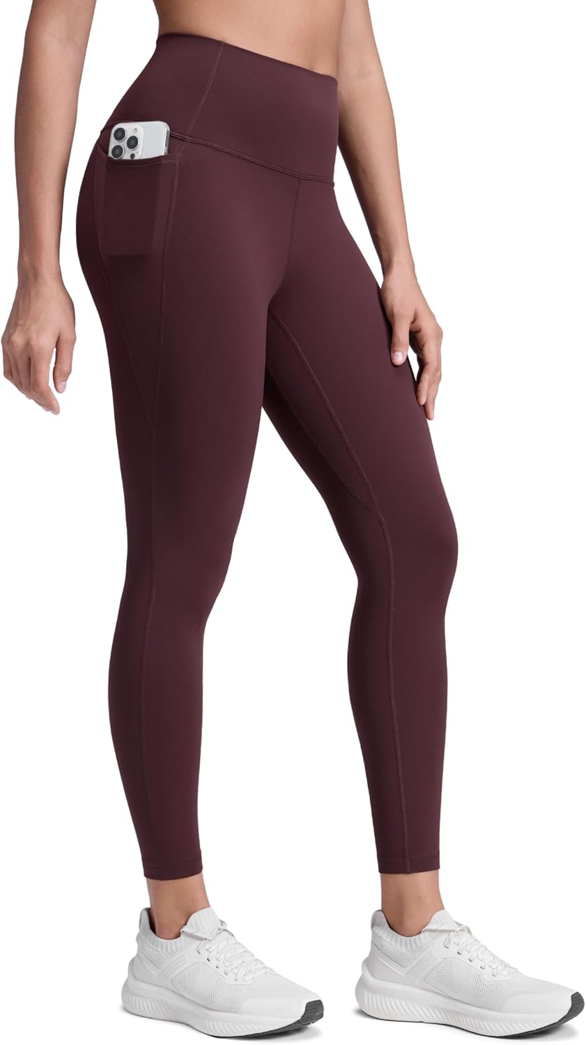 CRZ YOGA Butterluxe Workout Leggings with Pockets for Comfort