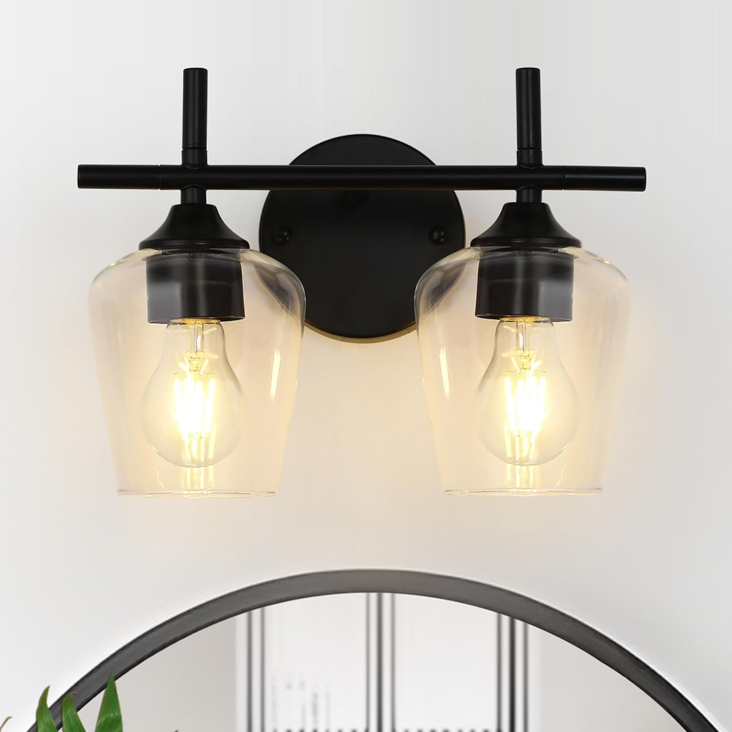 Black Bathroom Light Fixtures for Modern Vanity and Home Decor