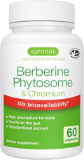 Dual Action Berberine Phytosome 550mg for Blood Glucose Control