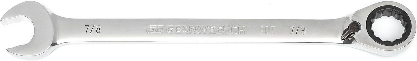 GEARWRENCH 90T 7/8in Reversible Ratcheting Combination Wrench
