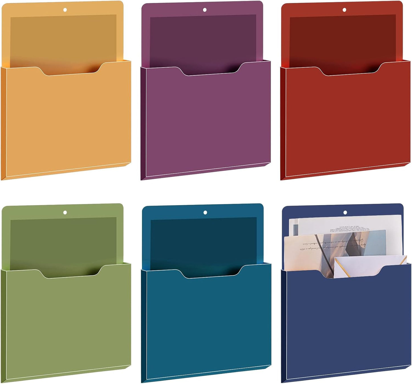 Fuutreo Magnetic Wall File Organizer for Home and Office Use