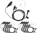 Covert Acoustic Tube Walkie Talkie Earpiece - Hands-Free Surveillance