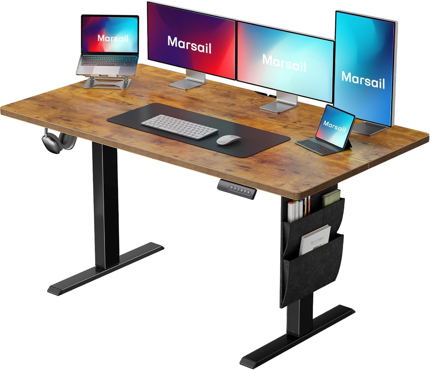 Marsail Electric Standing Desk Adjustable Height for Home Office