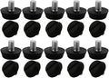 uxcell M6 x 10 x 20mm Adjustable Leveling Feet - 20 Pack
