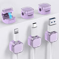 1s Lock Magnetic Cable Organizer | Strong Adhesive Clips for Tidy Cords - AHASTYLE