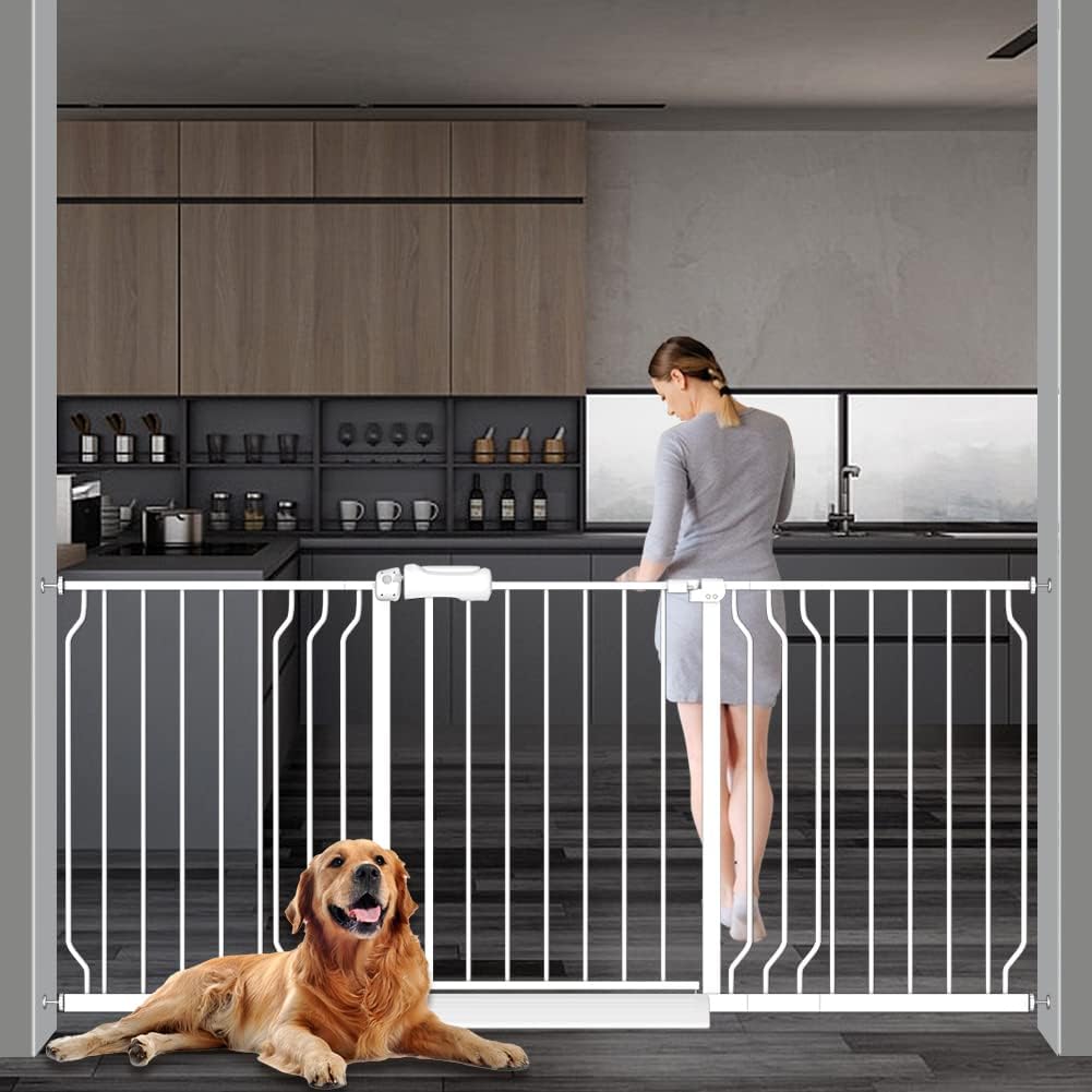 Extra Wide Large Baby Gate for Stairs and Doorways Safety