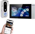 7 Touch Screen Video Intercom System - Unlock & Monitor with WiFi