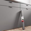 Grey Peel and Stick Wallpaper 30in x 120in Roll - Removable Matte Wrap