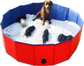 Foldable Dog Bath Pool Whelping Box 47in x 12in - Portable, Easy Clean