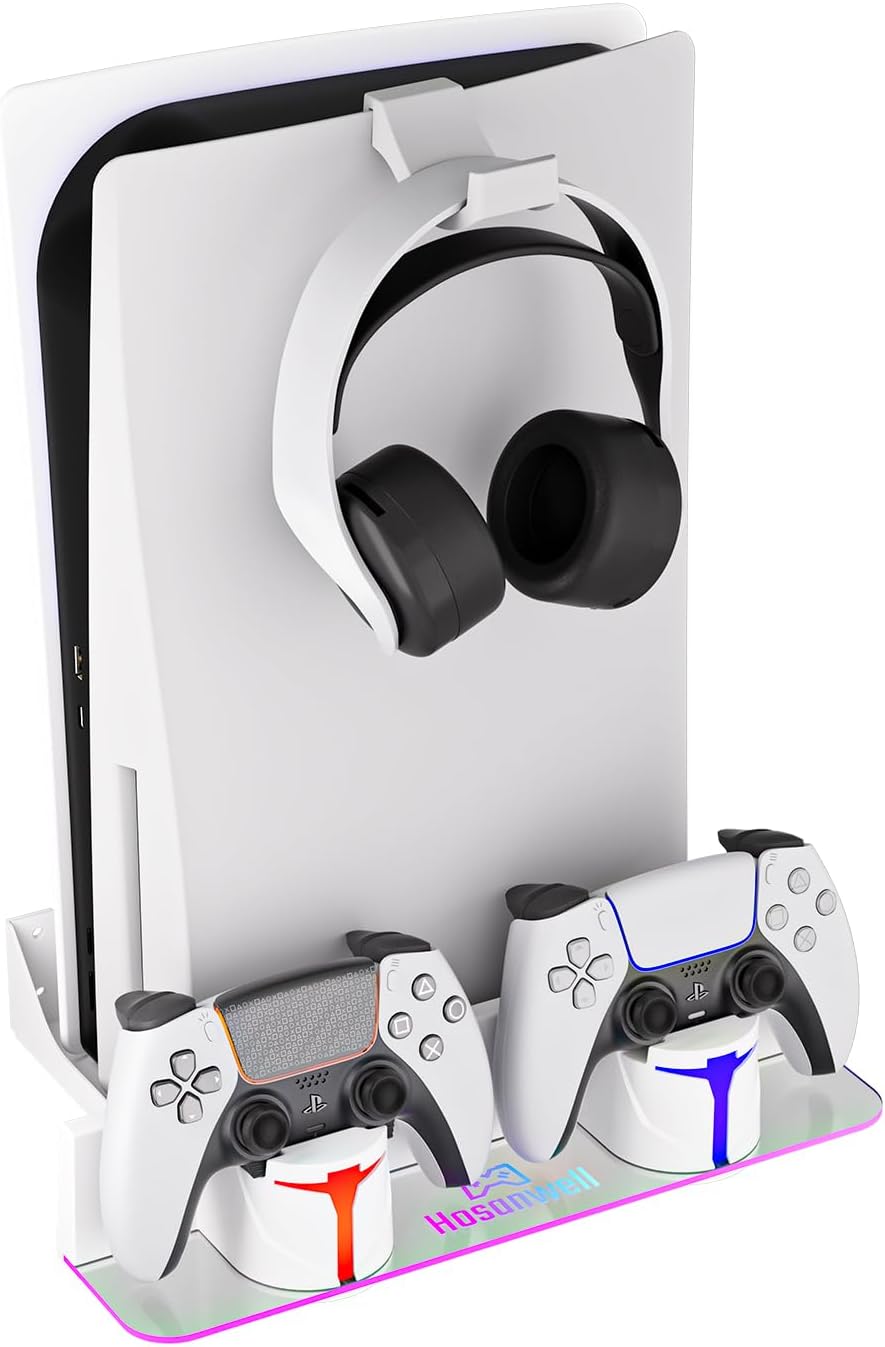 Hosanwell PS5 Wall Mount Kit with RGB Light