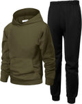 Arshiner 2 Piece Boys Pullover Hoodies Sweatshirt Tracksuit Set - Warm