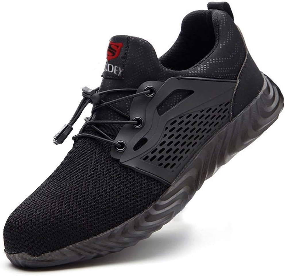 SUADEX Steel Toe Shoes for Men Women - Lightweight Safety Sneakers