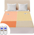 Bwarm Premium Multi-Zone Electric Heated Mattress Pad Queen Size