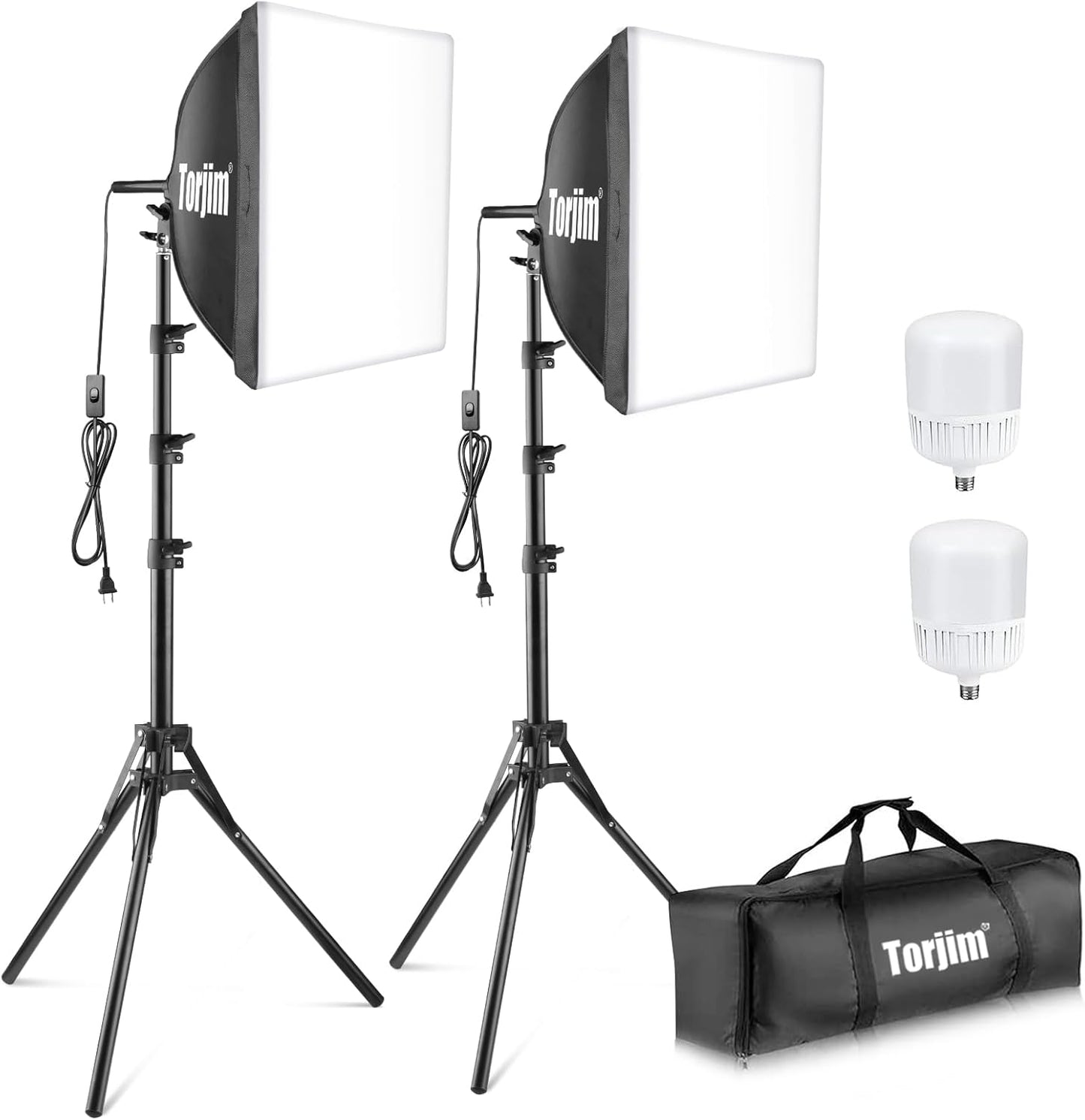 Torjim Softbox Photography Lighting Kit for Perfect Shots