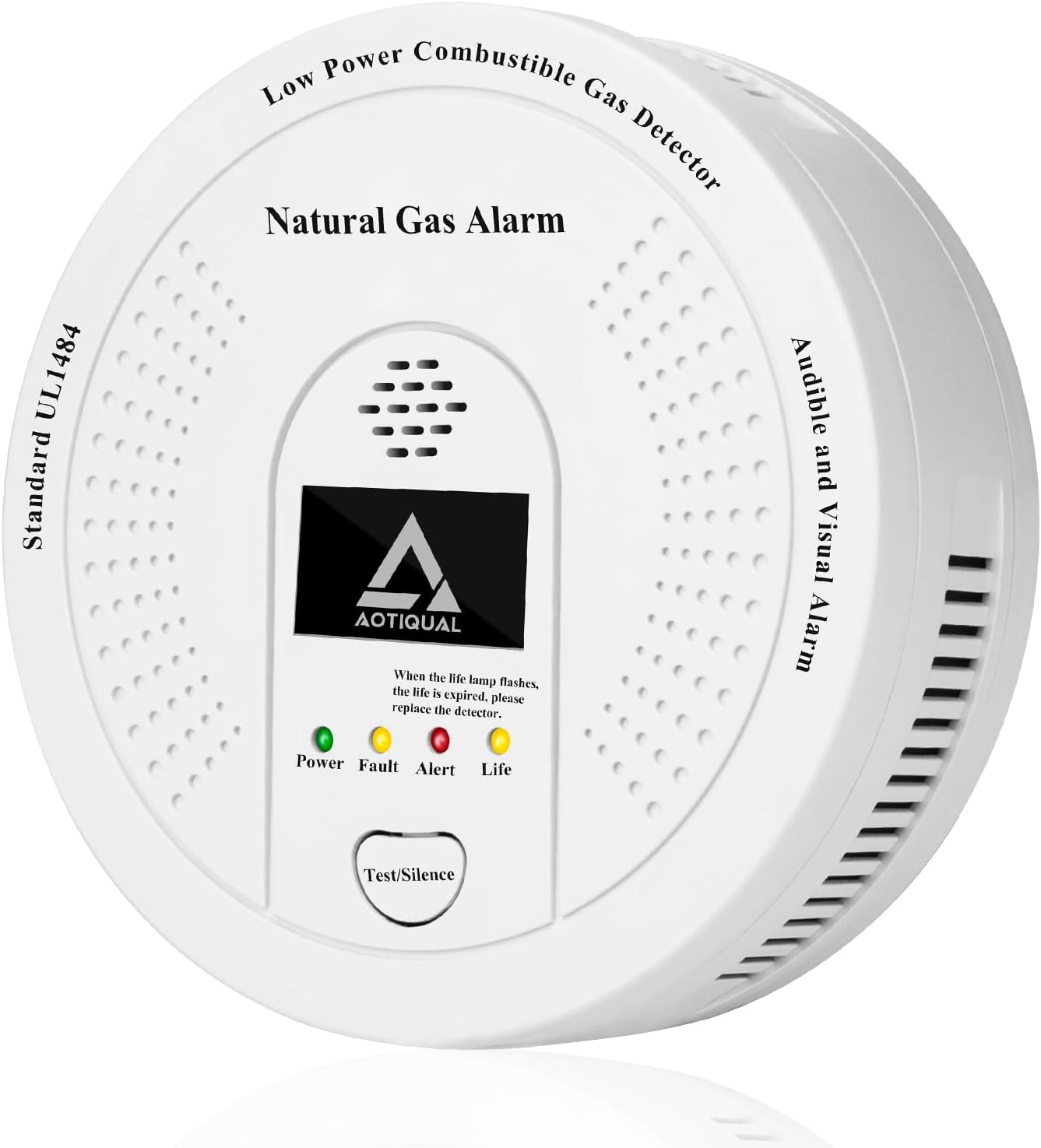 Natural Gas Detector CH4 for Home Safety with Audible Alarm