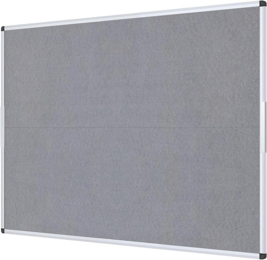 VIZ-PRO Large Fabric Bulletin Board for Home and Office Use