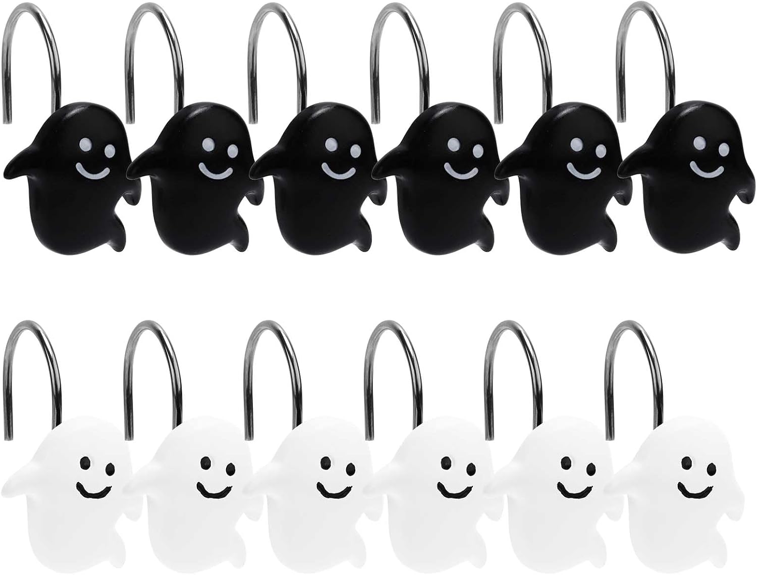 Halloween Ghost Shower Hooks Set - Spooky Bathroom Decor!