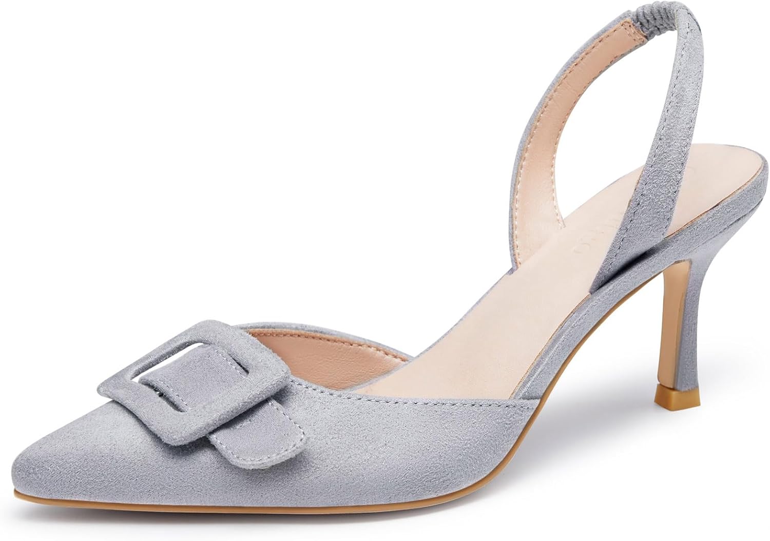 Coutgo Womens Slingback Heels for Elegant Wedding Parties