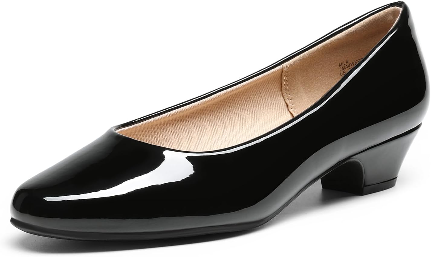 DREAM PAIRS Women's Mila Low Chunky Heel Pump Shoes Review