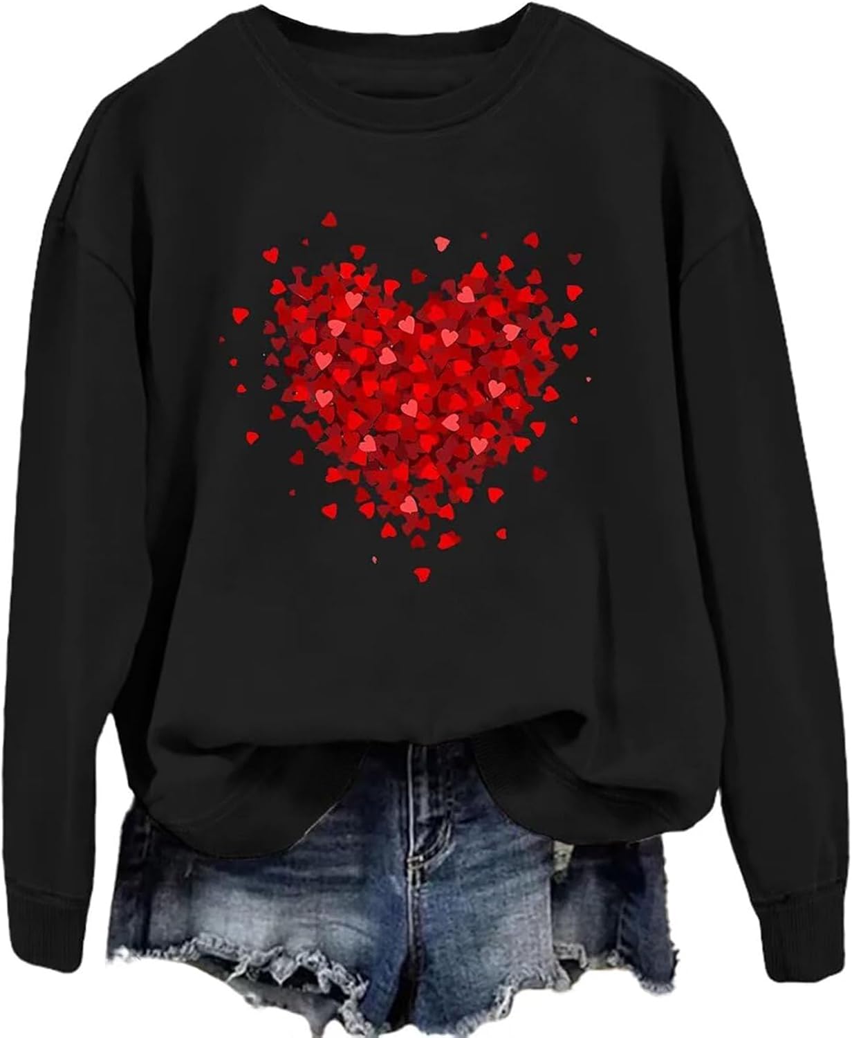 Love Heart Graphic Sweatshirt ~ Valentine's Day Gift