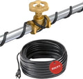 8W/FT Heat Cable for Water Pipes - Self-Regulating 30FT
