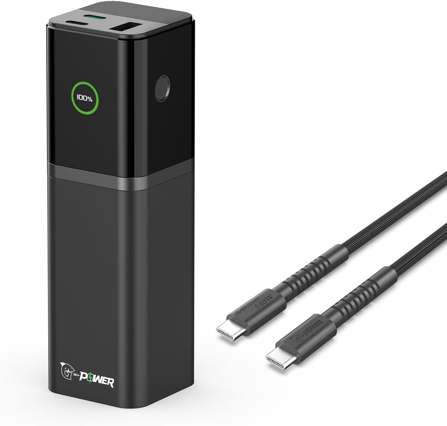 GT19 Ultra Power Bank: 19-Min Full Recharge, 140W Fast Charging - G-POWER