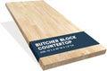 Hevea Solid Wood Butcher Block Countertop 6ft x 25in - DIY Ready