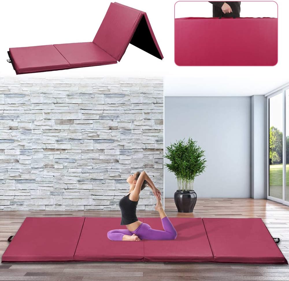 Extra Thick Gymnastics Mat - Anti-Tear & Portable - Dkeli