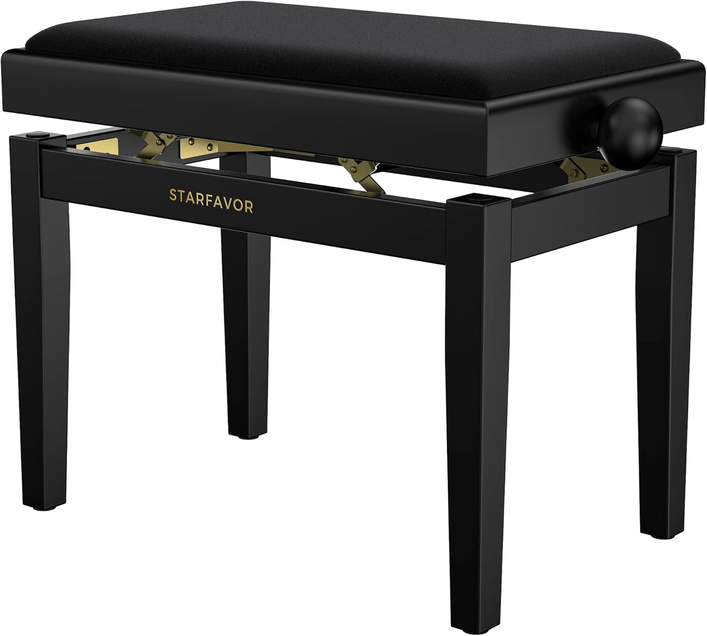 Adjustable Piano Bench with Padded Cushion for Comfort