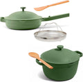 Cookware Duo 7-Piece Set - Multifunctional Sage Set