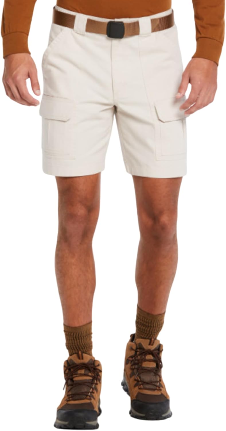 Savane Mens Hiking Cargo Shorts with Tech Pocket for Comfort