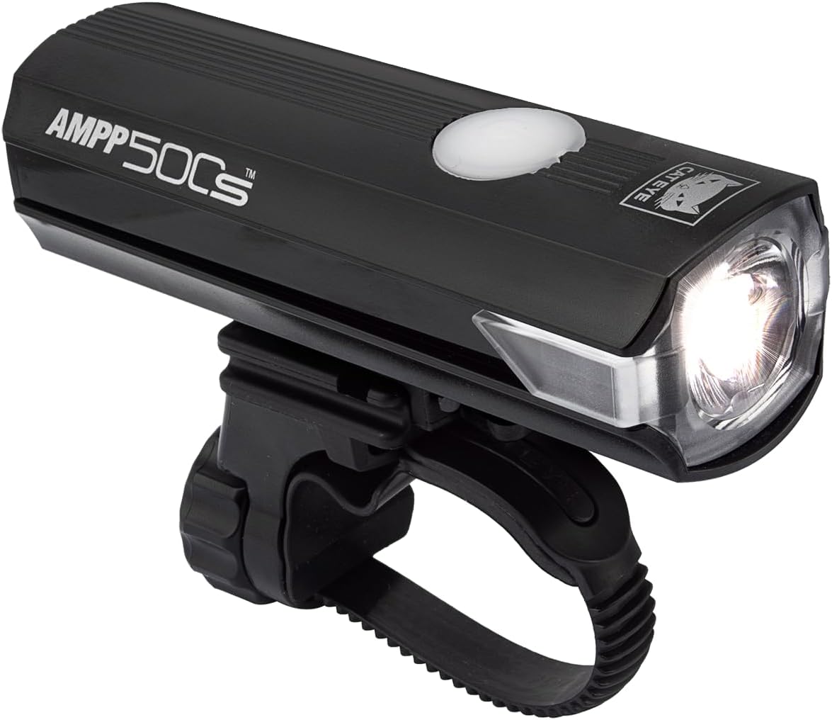CATEYE AMPP500S USB Rechargeable Bike Light for Safety & Visibility
