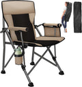 QUYUAN Camping Chair for Adults - Heavy Duty Folding Chair