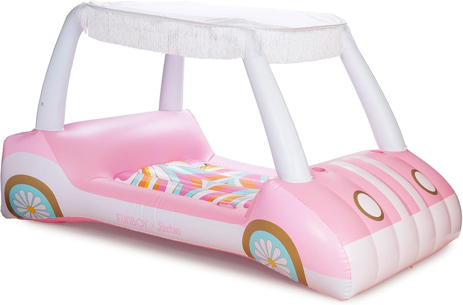 FUNBOY Malibu Barbie Luxury Inflatable Golf Cart Pool Float