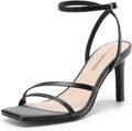 Womens High Stilettos Heels Open Toe Square Sandals - Elegant Lift on