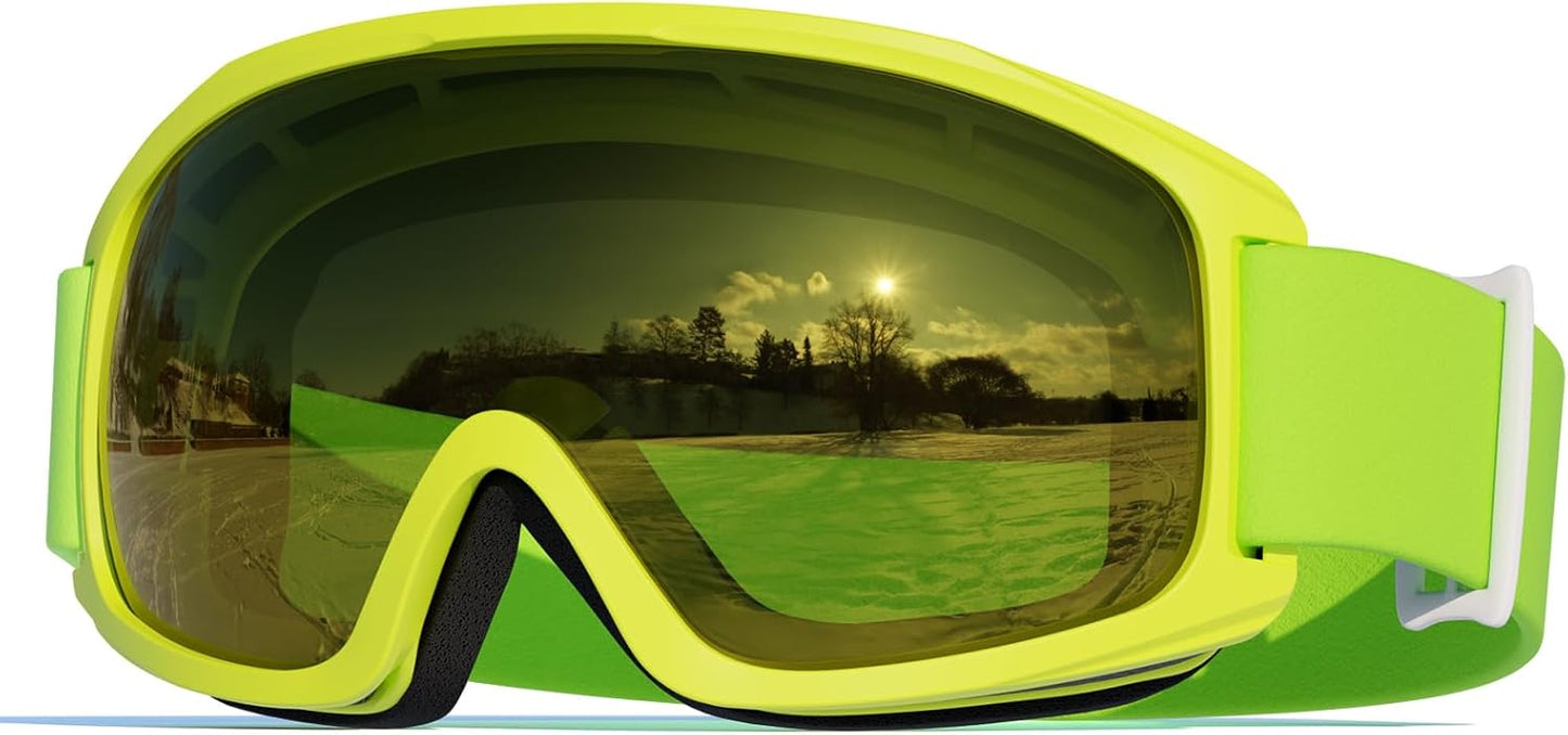 Rayavala Youth Ski Goggles - Clear Vision for Kids