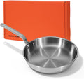 8 Inch Mini Stainless Steel Frying Pan - Even Heating, Durable