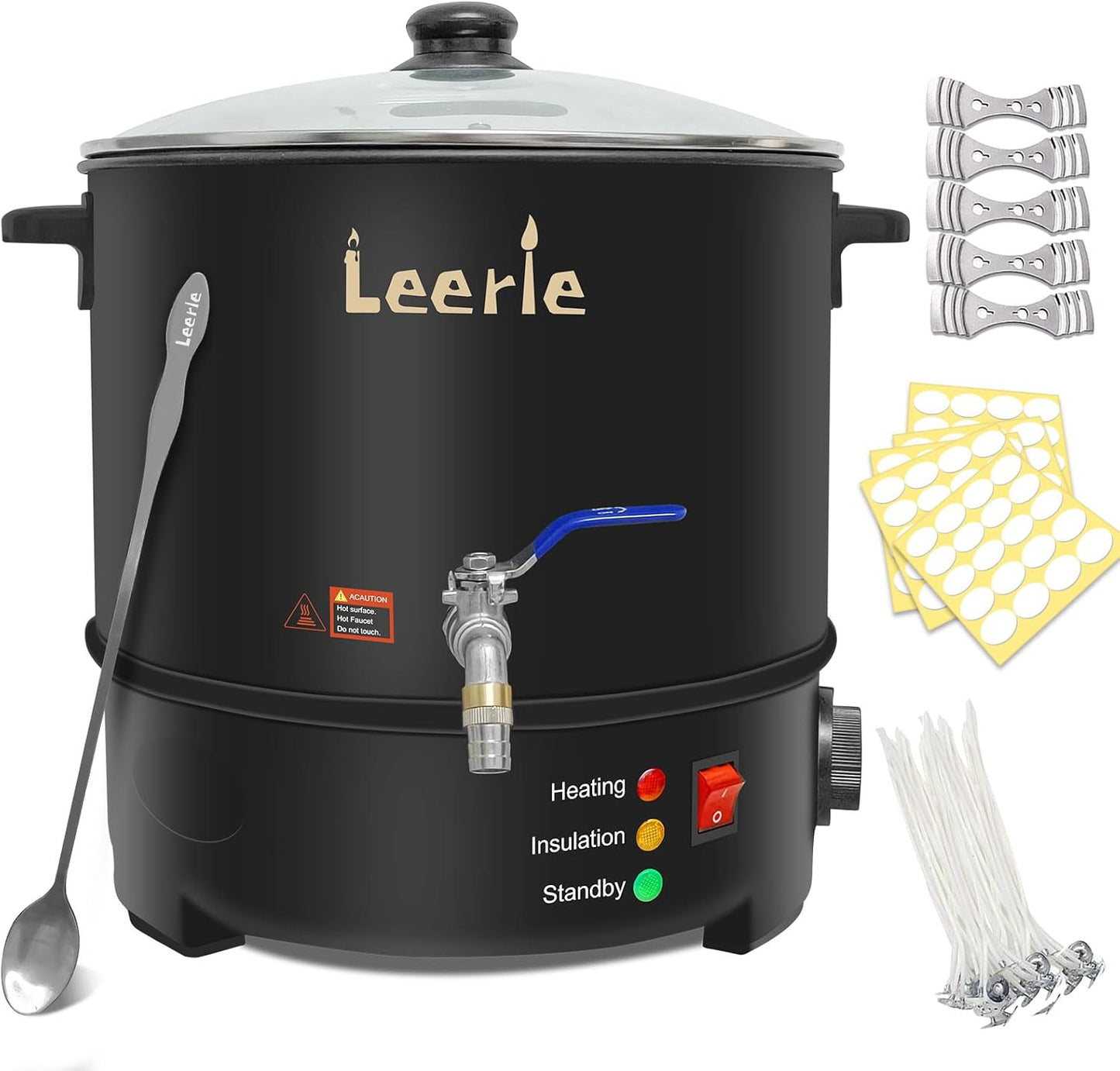 Leerie L10 20Lbs Commercial Wax Melter for Candle Making