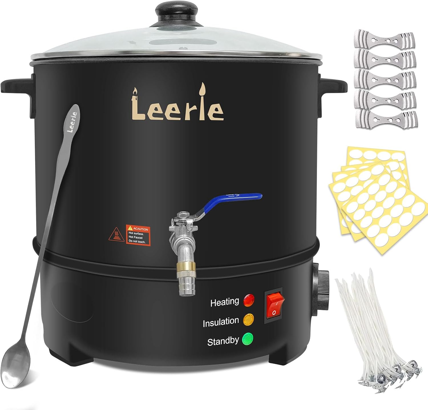 Leerie L10 20Lbs Commercial Wax Melter for Candle Making