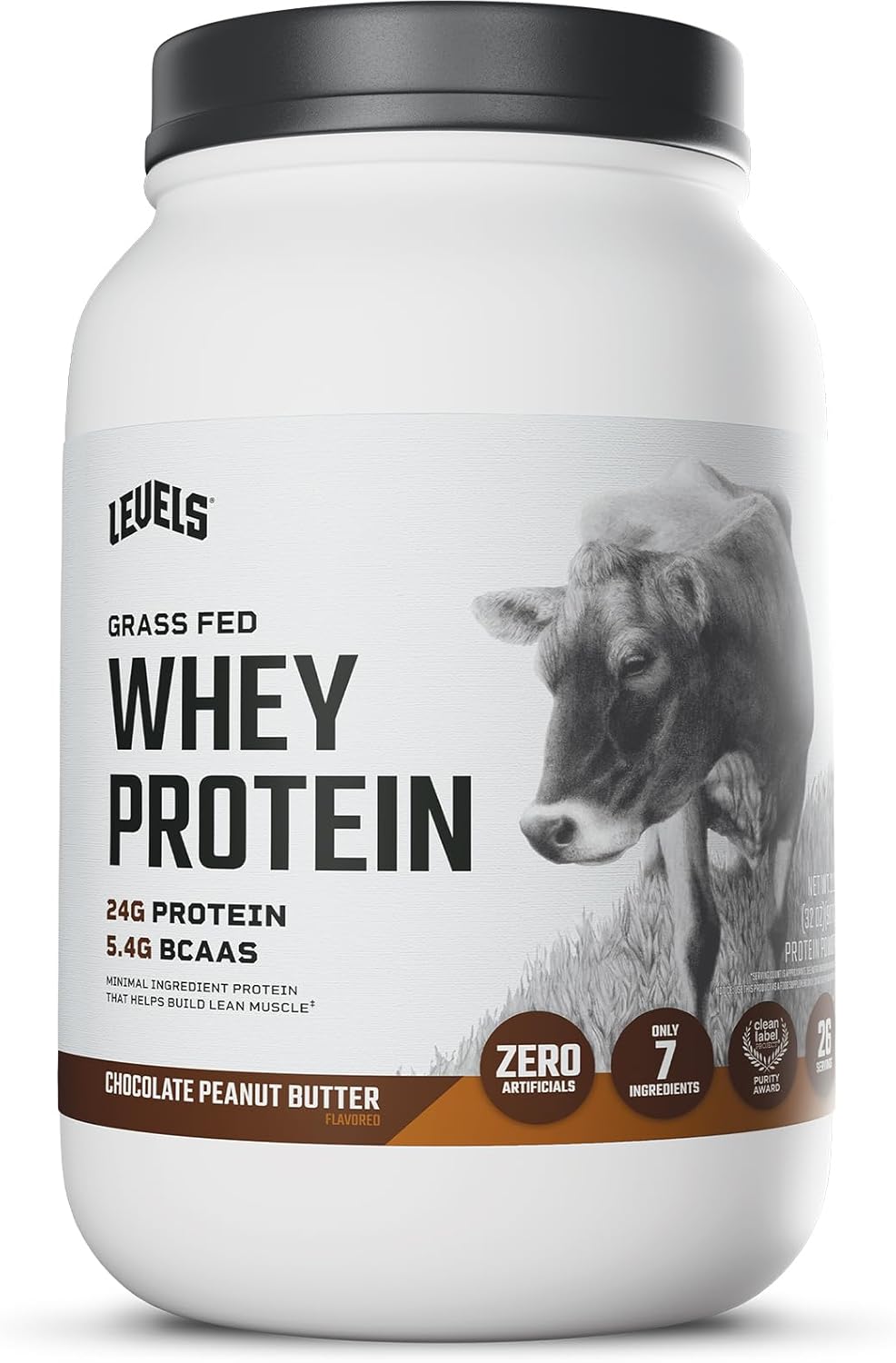 Levels Grass Fed Whey Protein Powder - Chocolate Peanut Butter Flavor