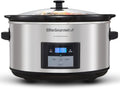 Elite Gourmet 8.5Qt Programmable Jumbo Slow Cooker - Feeds a Crowd