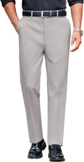 COOFANDY Mens Classic Casual Dress Pants with Expandable Waist - Slim