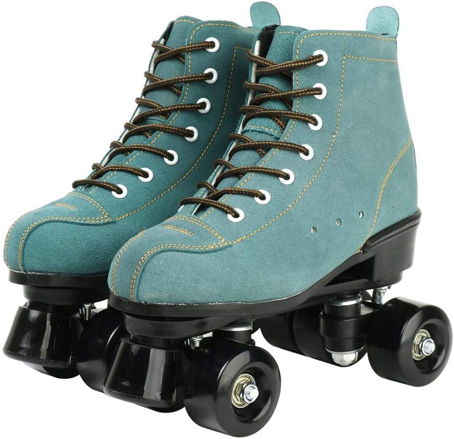 XUDREZ Cowhide Roller Skates for Men and Women - High-Top Design