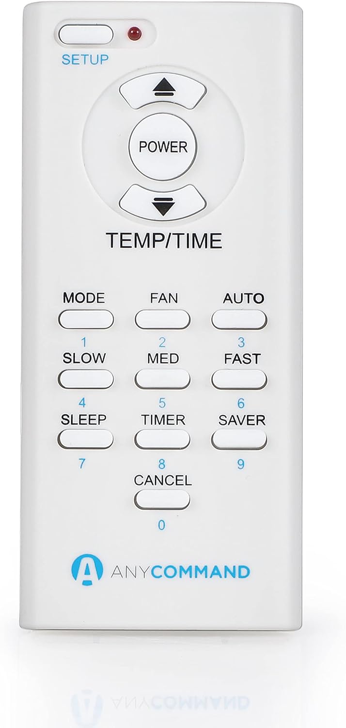 Universal AC Remote - 60+ Brands, Lightweight & Versatile