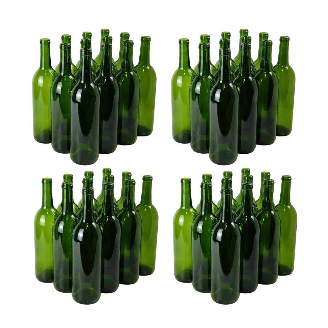 FastRack 750ml Champagne Green Wine Bottles - Pack of 48