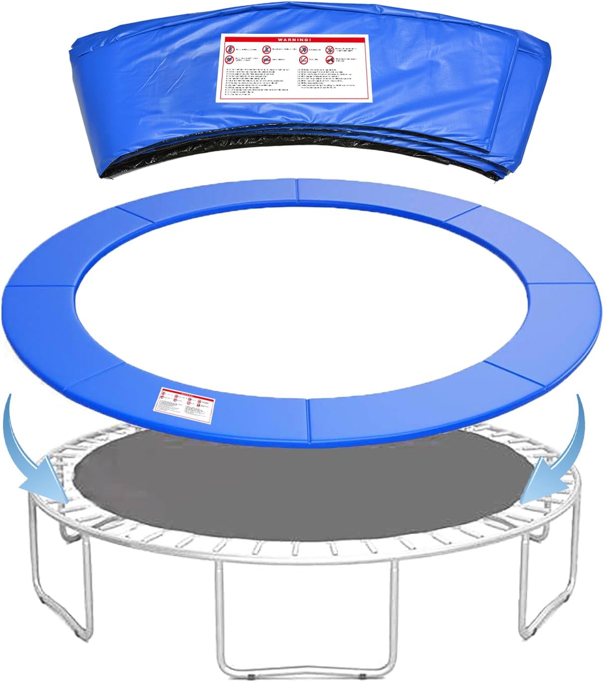 Trampoline Replacement Safety Pad by K KENSONE - Blue