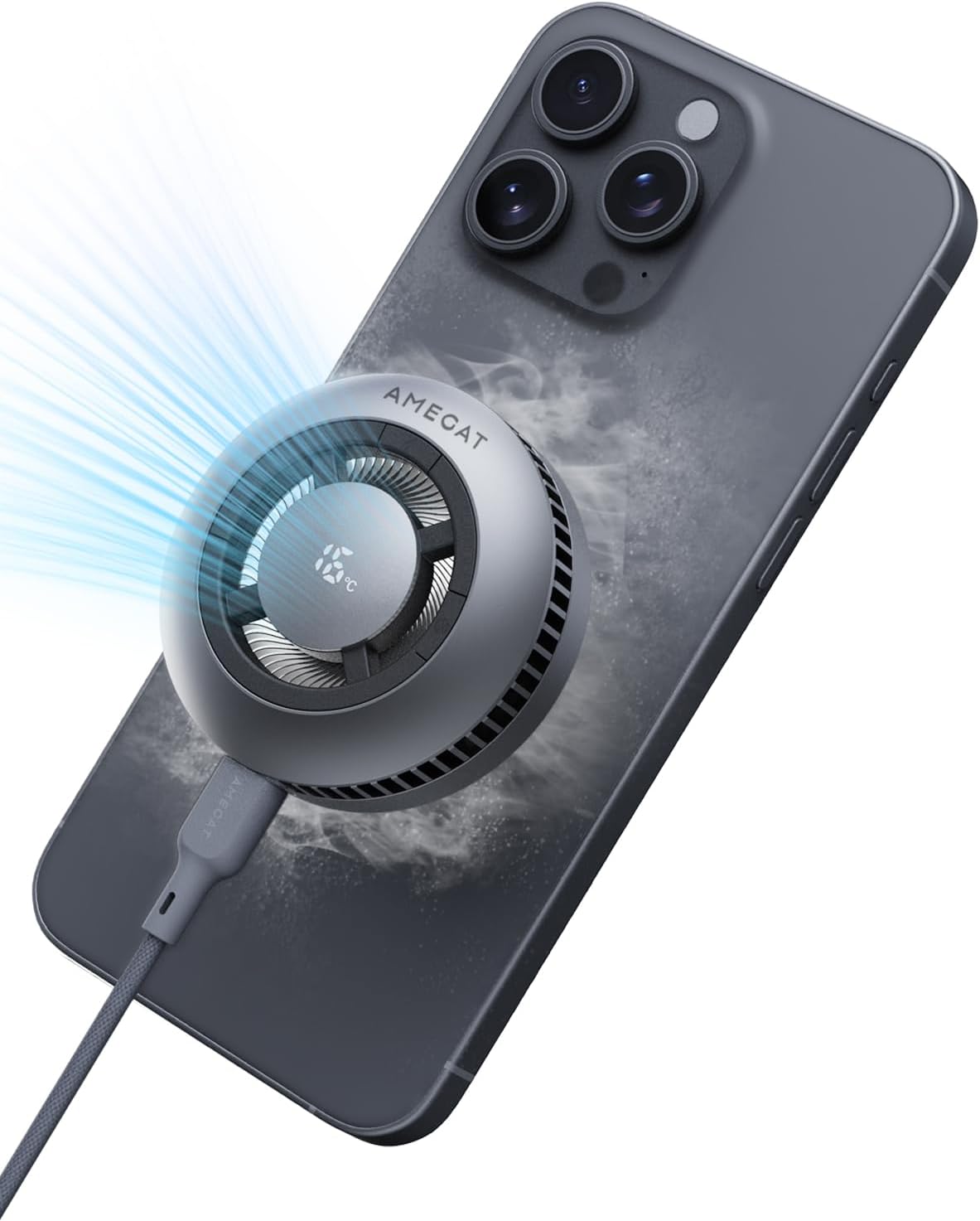 Wireless Charging Pad with Cooling System for Gaming Devices