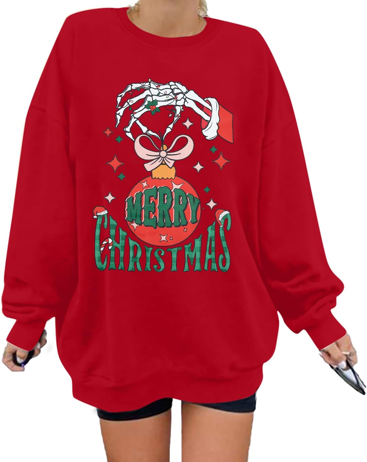 Merry Creepmas Oversized Sweatshirt